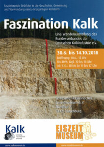 Plakat zur Sonderausstellung "Faszination Kalk"
