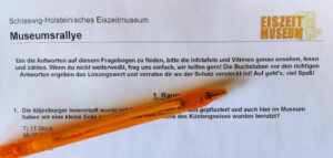 Fragebogen unserer Museumsrallye
