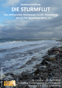 Plakat zur Sonderausstellung "Die Sturmflut"